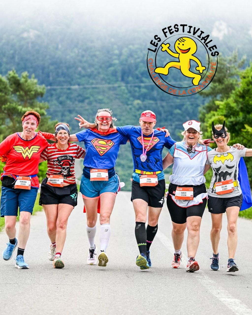 On peut le dire… on fait officiellement partie de la fête ! 🎉
Le Marathon des terroirs du Valais BCVS rejoint Les Festivials et décroche le label du Challenge de la convivialité 💥

Notre marathon entre dans le cercle très joyeux des 21 courses primées qui célèbrent le sport version partage, sourires et bonne humeur 🥳🍷
Ici, on court (un peu), on rit (beaucoup) et on fait la fête (passionnément) 🎭

Un immense merci à vous tous — coureurs, bénévoles, partenaires et supporters — sans qui cette reconnaissance n’existerait pas ❤️
La suite ? Toujours plus de fun, toujours plus de convivialité… et toujours la même ambiance déjantée ! 🔥

 #marathonfestif #Valais #MTVS #runtastecelebrate #valaisgravedansmoncoeur #marathon #marathon2026 #MarathondesterroirsduvalaisBCVS #running #instarun #marathontraining